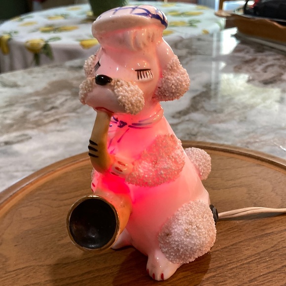 Vintage poodle lamp - Picture 1 of 7